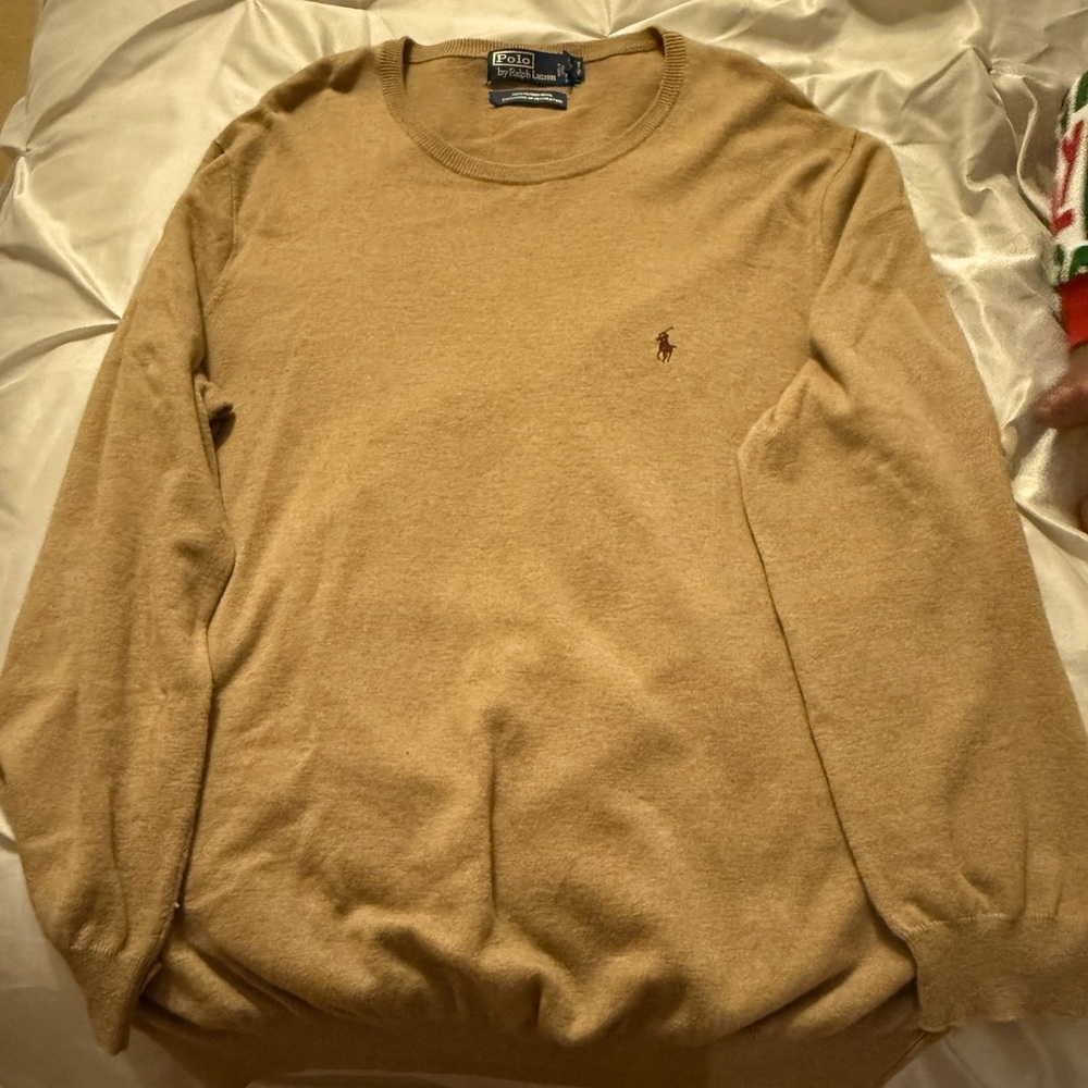 Merino Wool Crewneck Ralph Lauren Polo Sweater